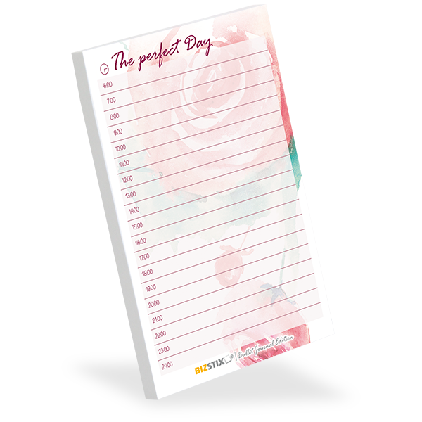 BIZSTIX® Bullet Journal Haftnotizen Floral-Edition