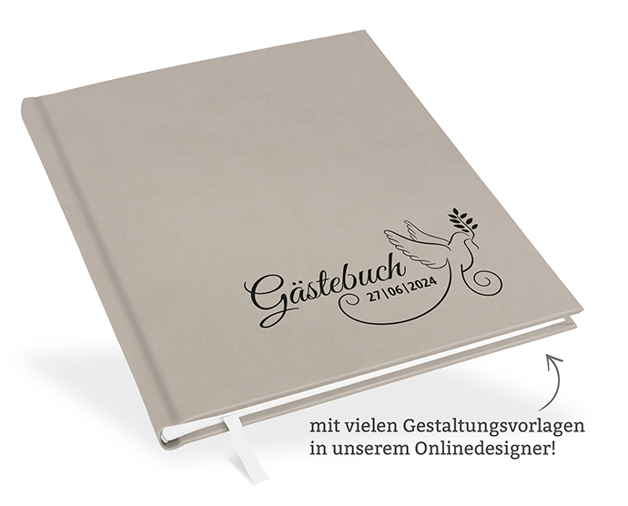 Gästebuch Taupe