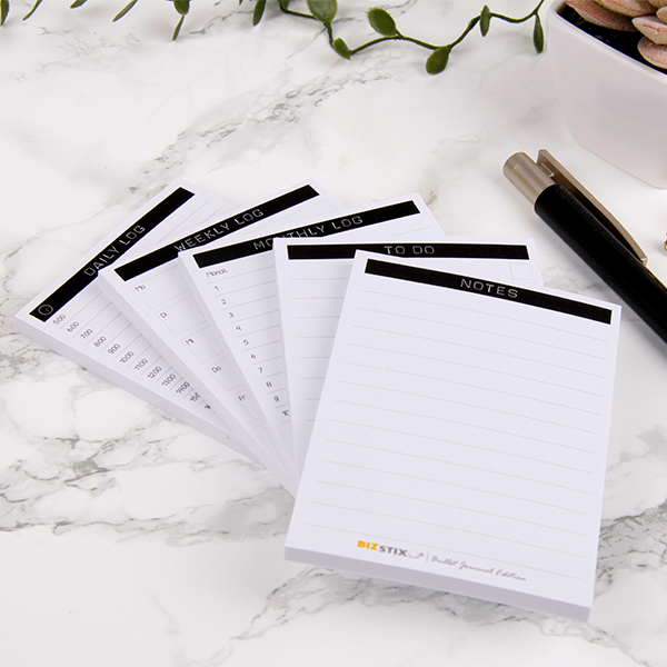 BIZSTIX® Bullet Journal Haftnotizen Business-Edition