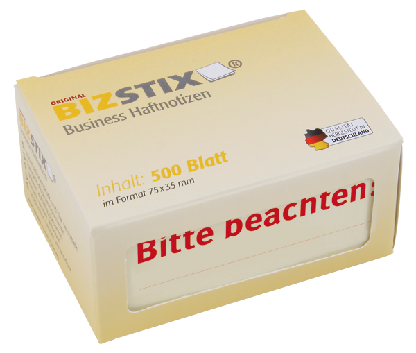 BIZSTIX® Business Haftnotizen "Bitte beachten"