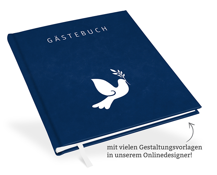 Gästebuch Royalblau