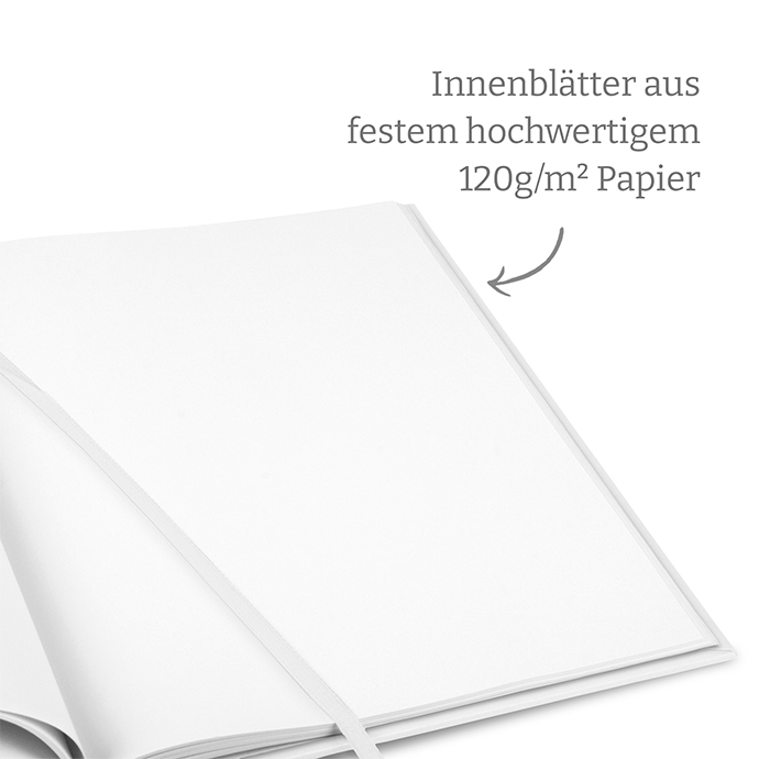 Gästebuch Hochzeit Weiß