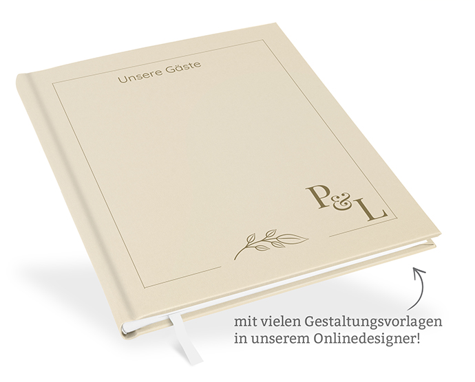 Gästebuch Hochzeit Champagne