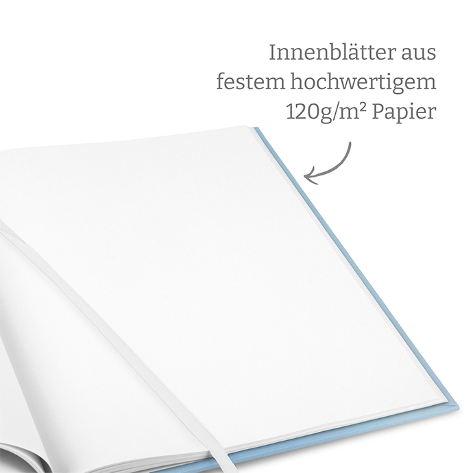 Gästebuch Hellblau